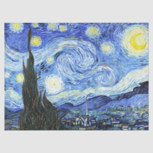 Starry Night Van Gogh Impressionism Tissue Paper