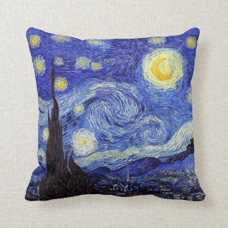 Starry Night Van Gogh Inspired Pillows