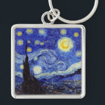 Starry Night Van Gogh Inspired Premium Keychain<br><div class="desc">Starry Night Van Gogh Inspired Premium Keychain Available on more products. 
Check out my collections and profile for more of my products.</div>