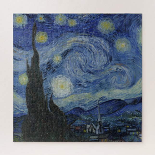 Starry Night - Van Gogh  Jigsaw Puzzle (Vertical)
