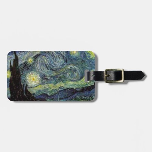 Starry Night _ van Gogh Luggage Tag