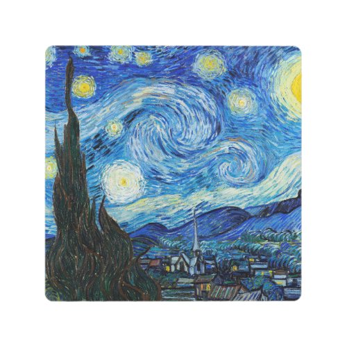 Starry Night _ Van Gogh Metal Print