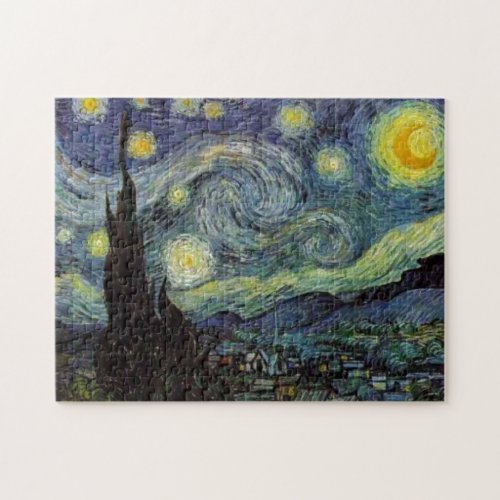 Starry Night _ van Gogh Painting Art Jigsaw Puzzle