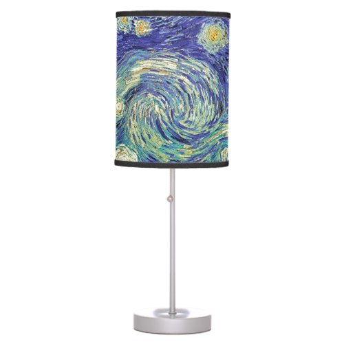 Starry Night _ van Gogh Painting Art Table Lamp