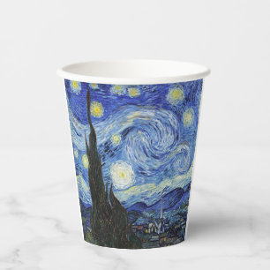 Starry night Van Gogh Paper Cups
