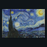 Starry Night Van Gogh Photo Print<br><div class="desc">The Starry Night painting oil on canvas by Vincent van Gogh,  1889. Currently located at the Museum of Modern Art.</div>