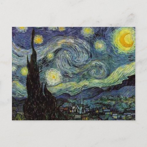 Starry Night _ van Gogh Postcard