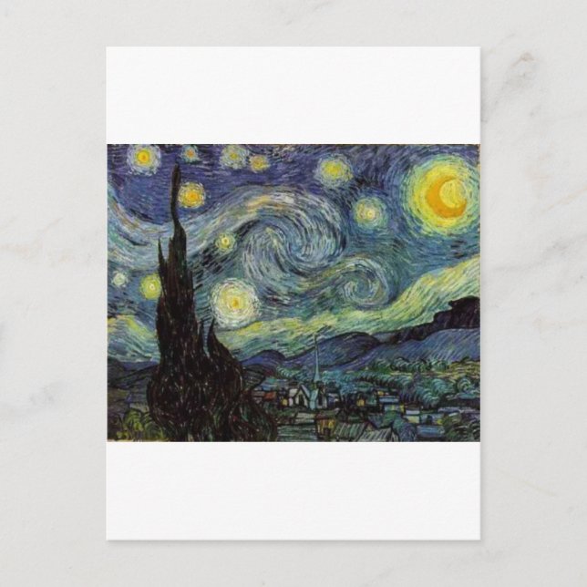 Starry Night - van Gogh Postcard (Front)