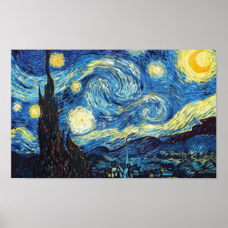 Starry Night - Van Gogh Poster
