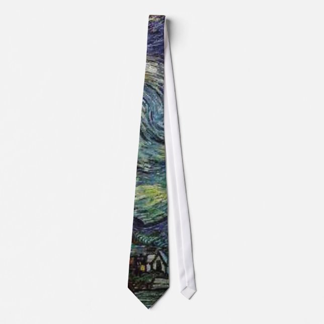 starry night Van Gogh Tie (Front)
