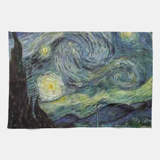 Starry Night - van Gogh Towel (Horizontal)