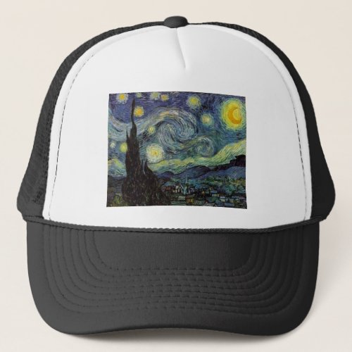 Starry Night _ van Gogh Trucker Hat