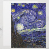 Starry Night, Vincent Van Gogh. (Front/Back)