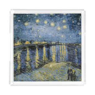 Starry Night Vincent van Gogh Acrylic Tray