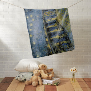 Starry Night  Vincent  van Gogh   Baby Blanket