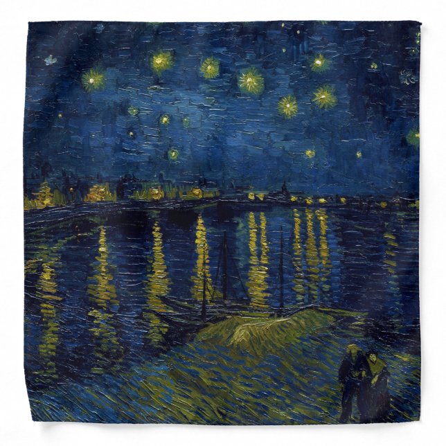 Starry Night, Vincent van Gogh Bandana (Front)