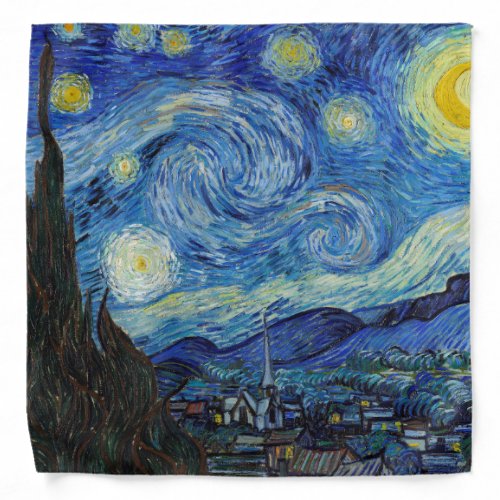 Starry Night Vincent van Gogh Bandana