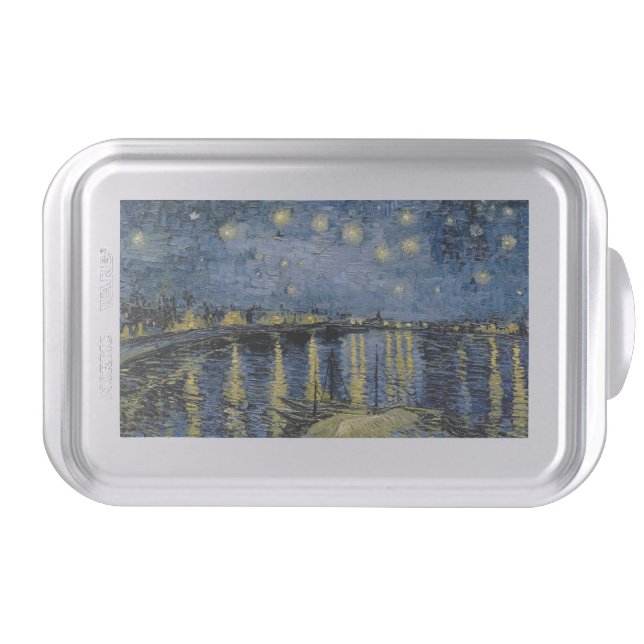  Starry Night  Vincent  van Gogh   Cake Pan (Front)