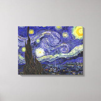 Starry Night, Vincent Van Gogh. Canvas Print
