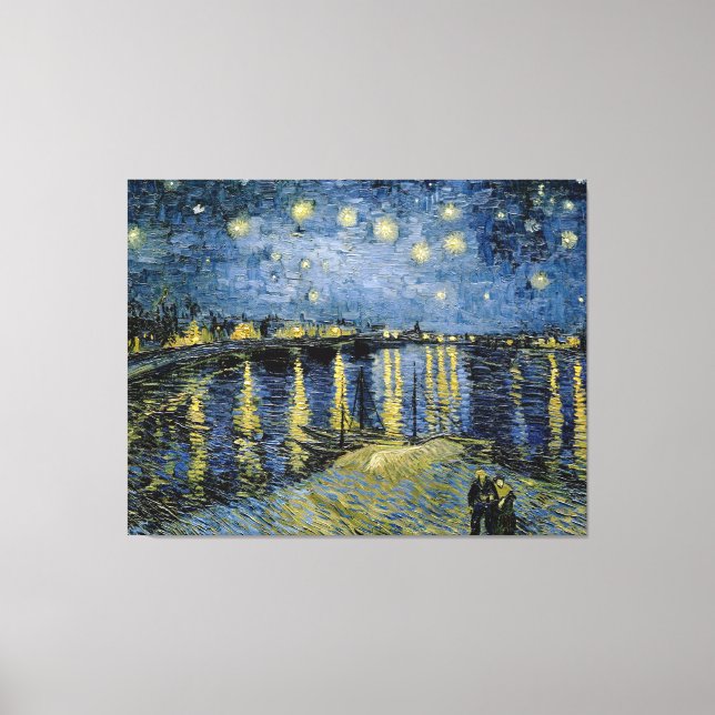  Starry Night  Vincent  van Gogh  Canvas Print (Front)