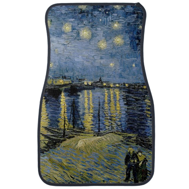  Starry Night  Vincent  van Gogh     Car Floor Mat (Front)