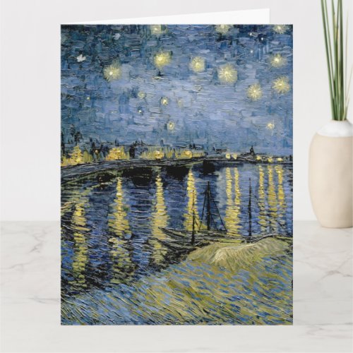  Starry Night  Vincent  van Gogh     Card