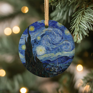 Starry Night Vincent van Gogh Ceramic Ornament