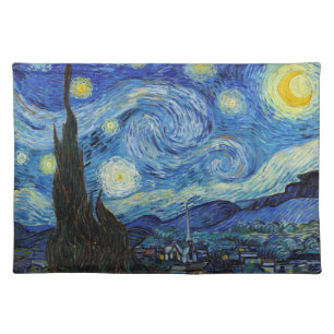Starry Night, Vincent van Gogh Cloth Placemat
