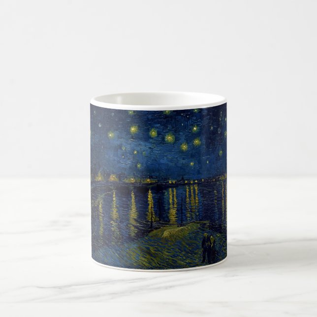 Starry Night, Vincent van Gogh Coffee Mug (Center)