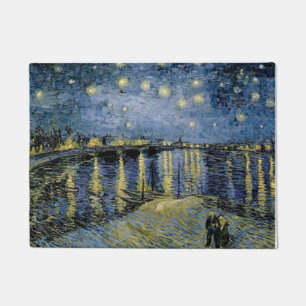  Starry Night  Vincent  van Gogh    Doormat