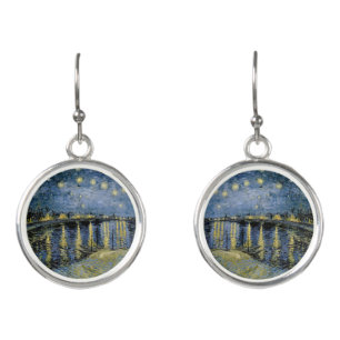 Starry Night Vincent van Gogh Earrings