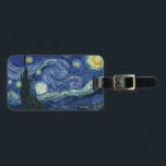 Starry Night Vincent van Gogh Fine Art Painting Luggage Tag<br><div class="desc">Édouard Manet (French, 1832 - 1883) The Rue Mosnier with Flags, 1878, Oil on canvas 65.4 x 80 cm (25 3/4 x 31 1/2 in.) The J. Paul Getty Museum, Los Angeles Digital image courtesy of the Getty's Open Content Program. The urban street was a principal subject of Impressionist and...</div>