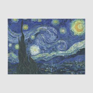 Starry Night Vincent van Gogh Fine Art Painting Tissue Paper