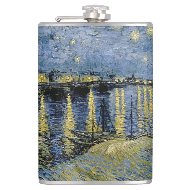  Starry Night  Vincent  van Gogh      Flask (Front)