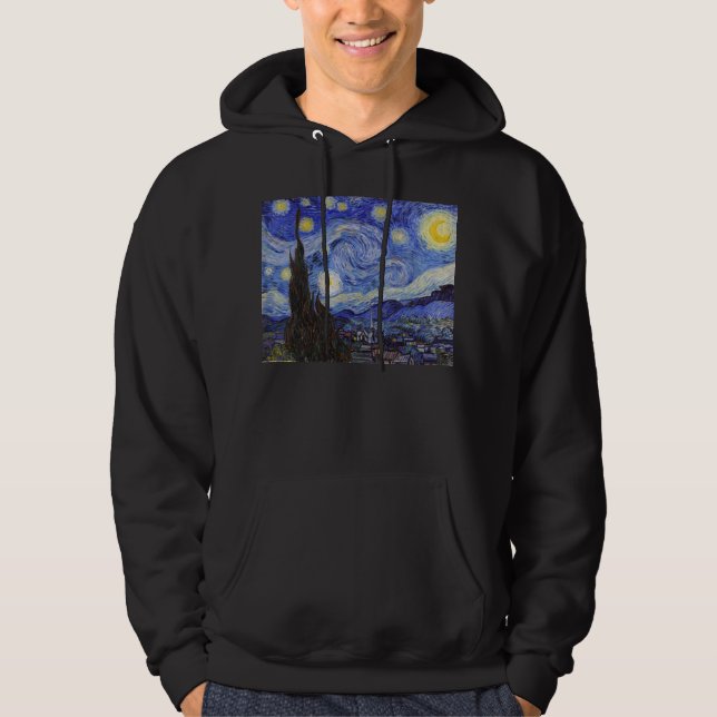 Starry Night , Vincent van Gogh Hoodie (Front)