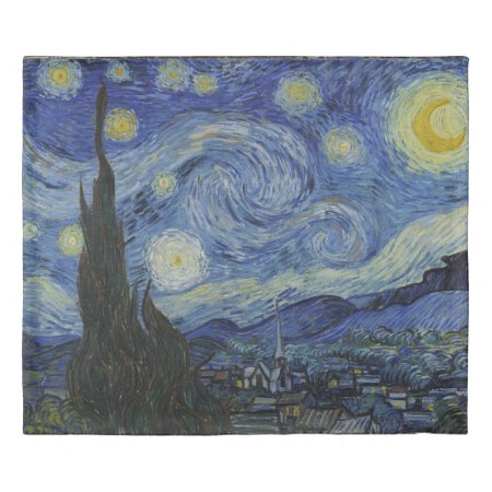 Starry Night Vincent Van Gogh King Size Duvet Cover