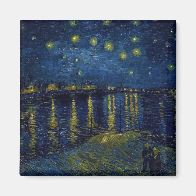 Starry Night, Vincent van Gogh Magnet (Front)