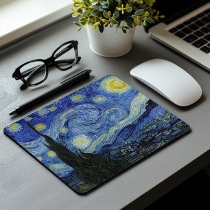 Starry Night Vincent van Gogh Mouse Pad