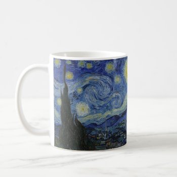 Starry Night Vincent Van Gogh Painting Coffee Mug by LaborAndLeisure at Zazzle