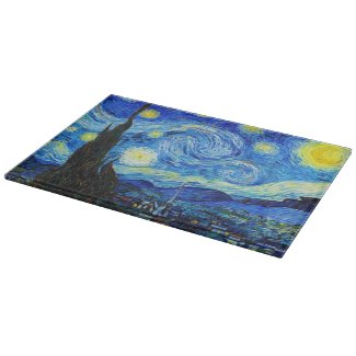 Starry Night Vincent Van Gogh painting paris Cutting Board
