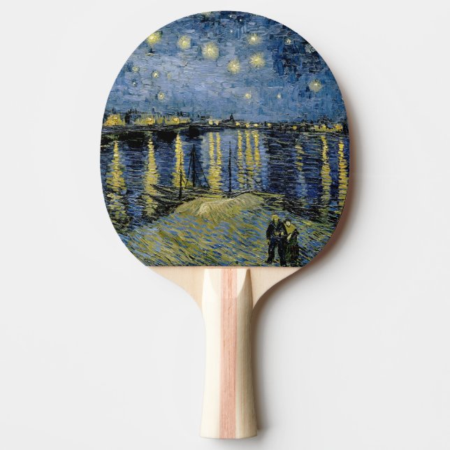  Starry Night  Vincent  van Gogh    Ping Pong Paddle (Front)