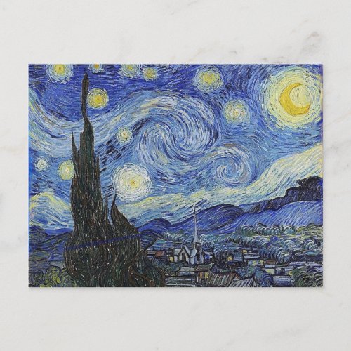 Starry Night Vincent Van Gogh Postcard