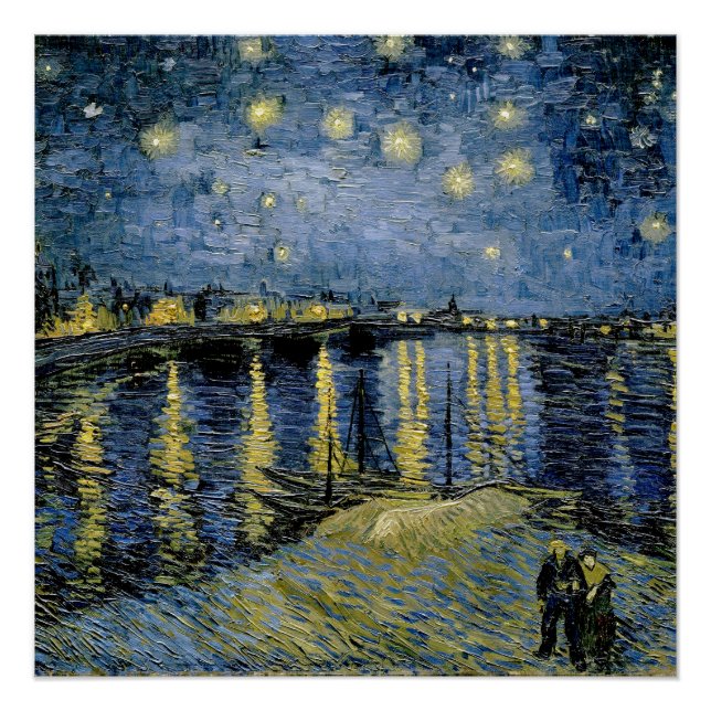  Starry Night  Vincent  van Gogh  Poster (Front)