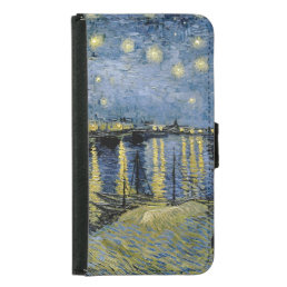  Starry Night  Vincent  van Gogh    Samsung Galaxy S5 Wallet Case