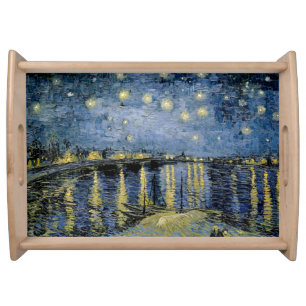 Starry Night Vincent van Gogh Serving Tray