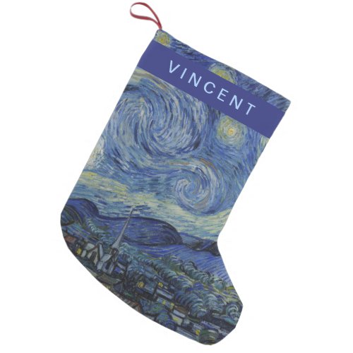 Starry Night Vincent van Gogh Small Christmas Stocking