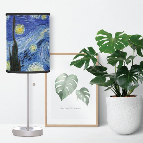 Starry Night Vincent van Gogh Table Lamp