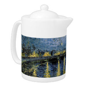 Starry Night Vincent van Gogh Teapot