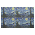 Starry Night Vincent van Gogh Tiled Fabric