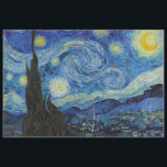 Starry Night, Vincent van Gogh Tissue Paper<br><div class="desc">Vincent Willem van Gogh (30 March 1853 – 29 July 1890) was a Dutch post-impressionist painter who is among the most famous and influential figures in the history of Western art. In just over a decade, he created about 2, 100 artworks, including around 860 oil paintings, most of which date...</div>
